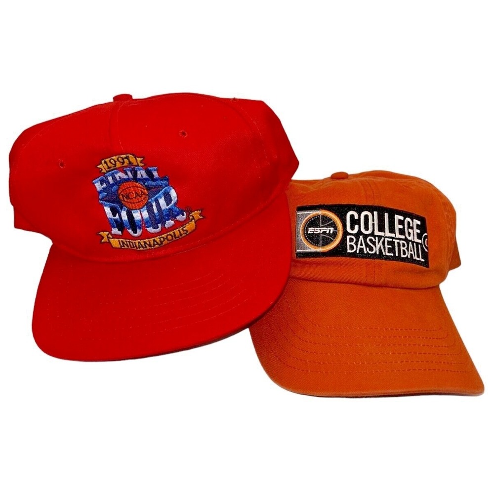 ESPN Gameday Hat Cap Final Four 1991 Adult Size Lot Of 2 Basketball College NCAA - Picture 3 of 14